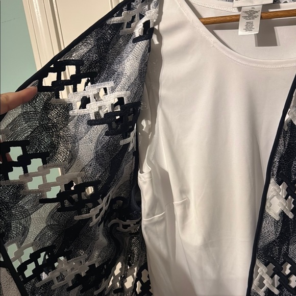 Alfred dunner Cardigan with built in tank top XL - Picture 4 of 5